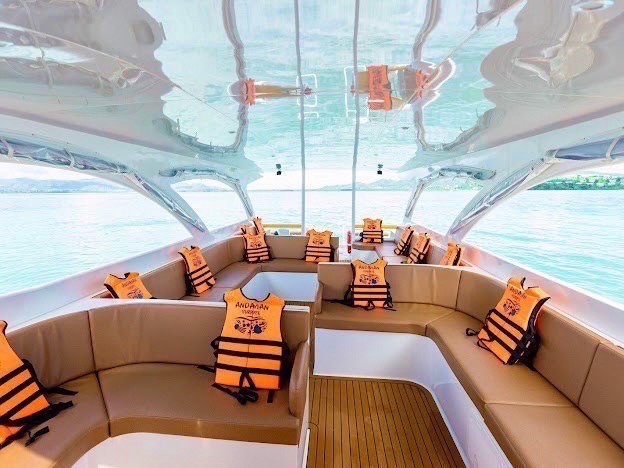 Phi Phi + Maya bay + Bamboo Island by Luxury Speed Catamaran Boat Premium Service (Maximum 30 Pax) 