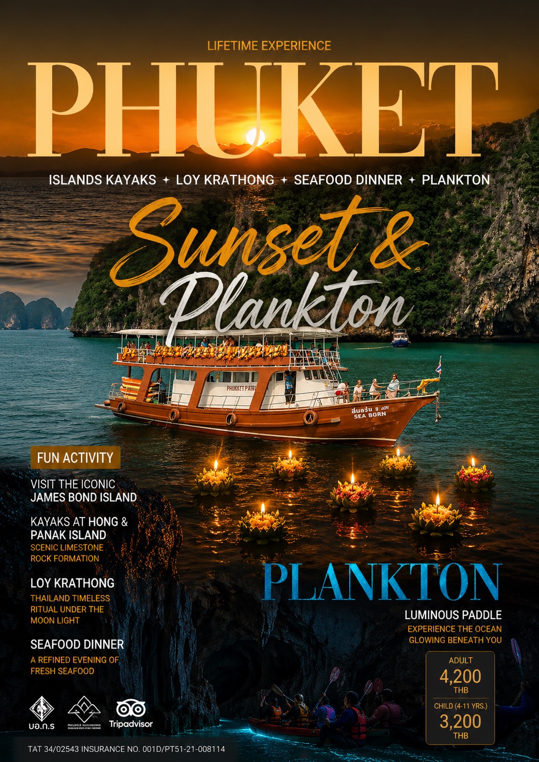 Jamesbond island Sunset&Plankton