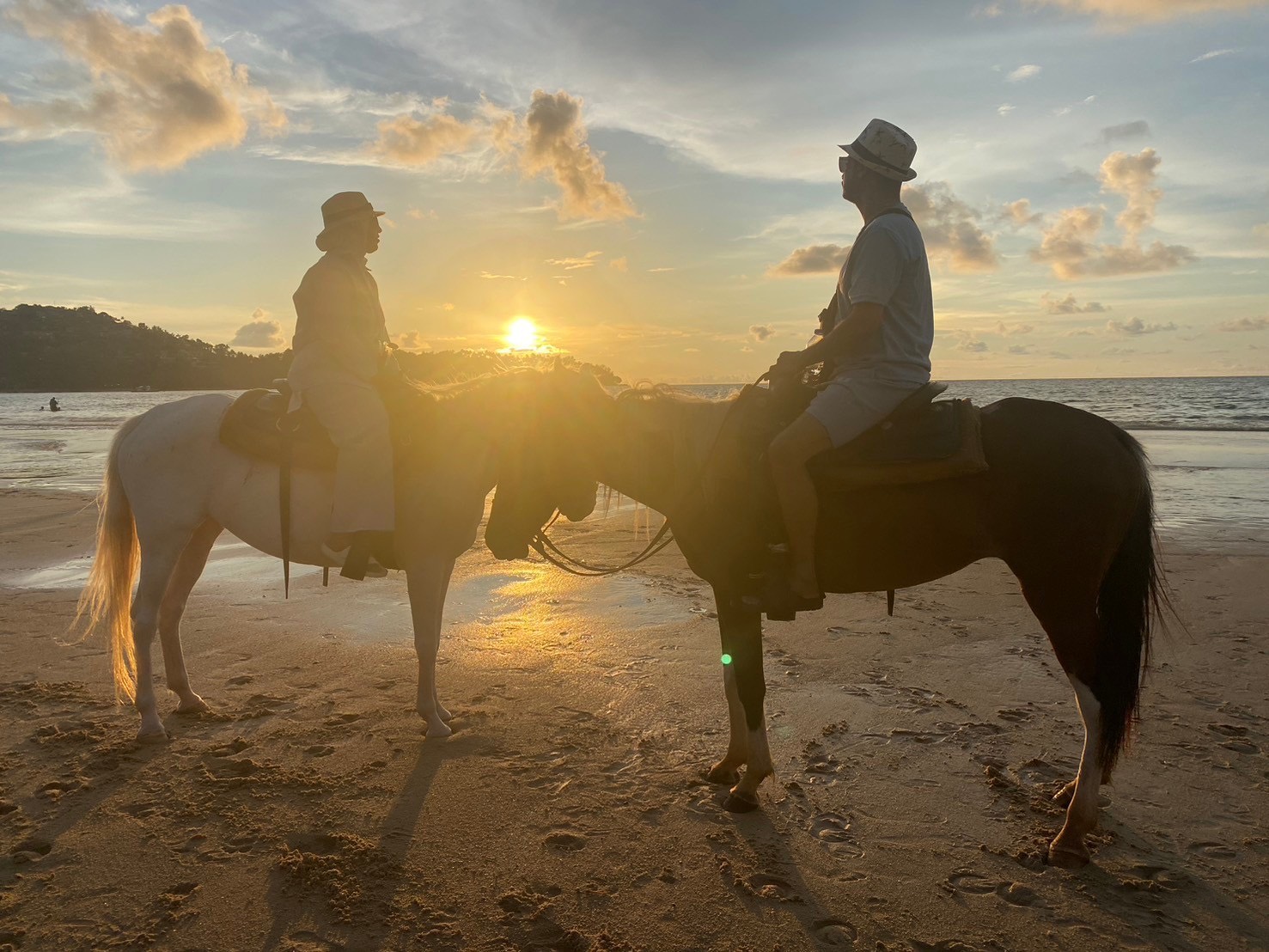 HORSE Riding on the beach