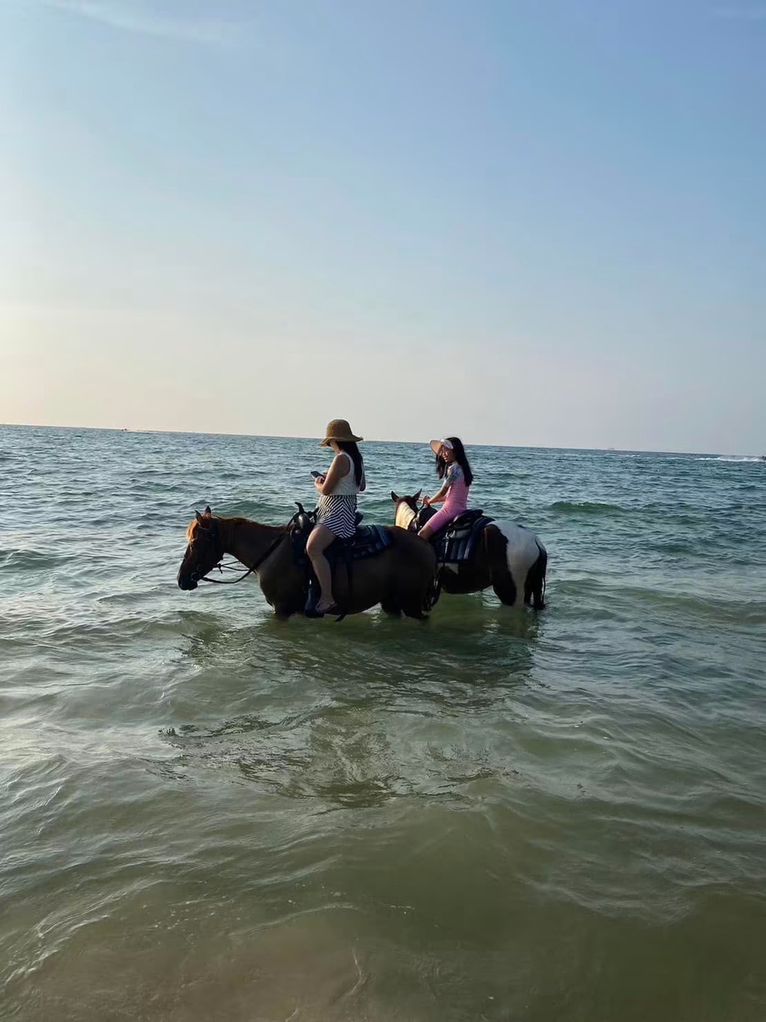 HORSE Riding on the beach