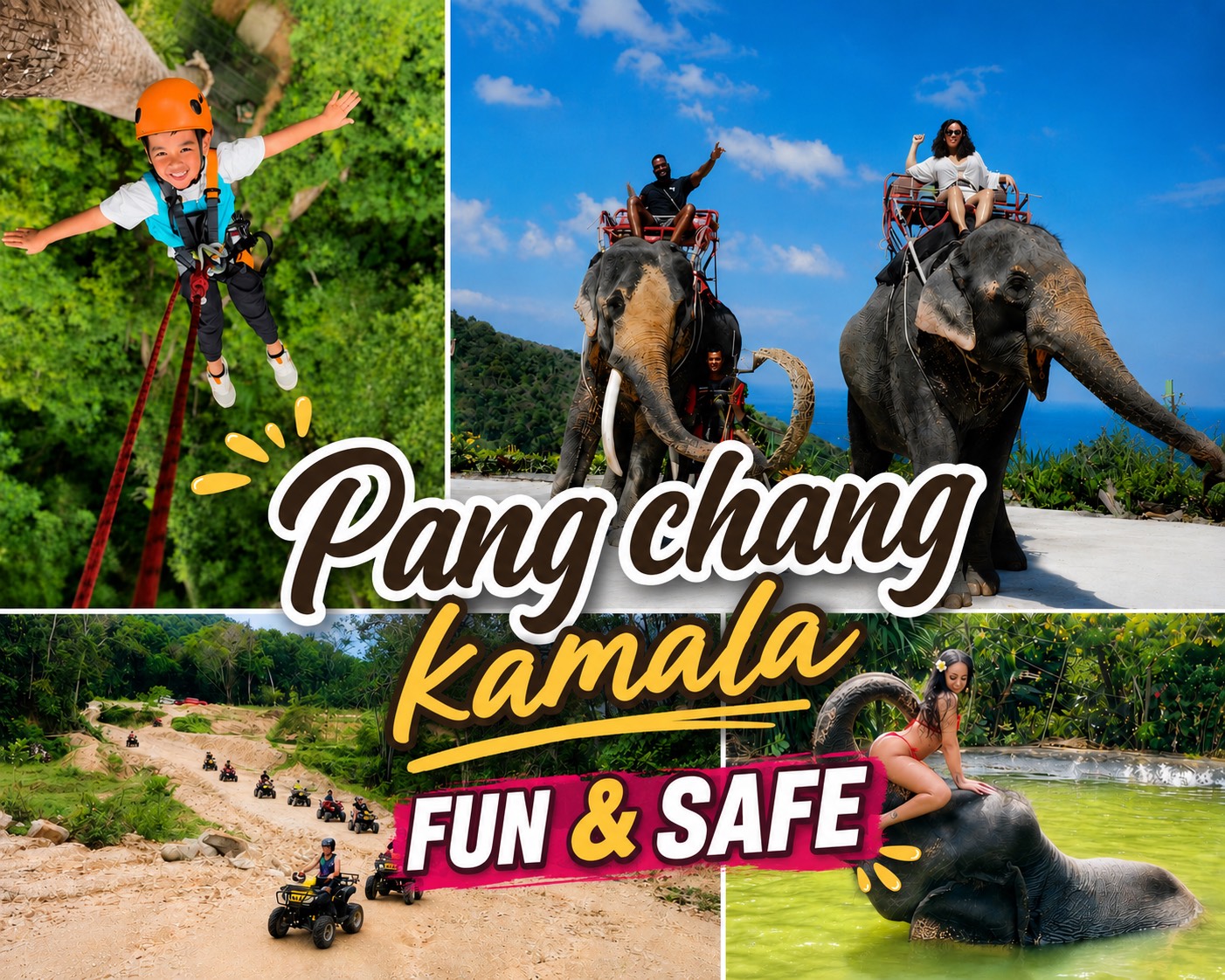 Zipline+ATV+Elephant by Pang chang kamala
