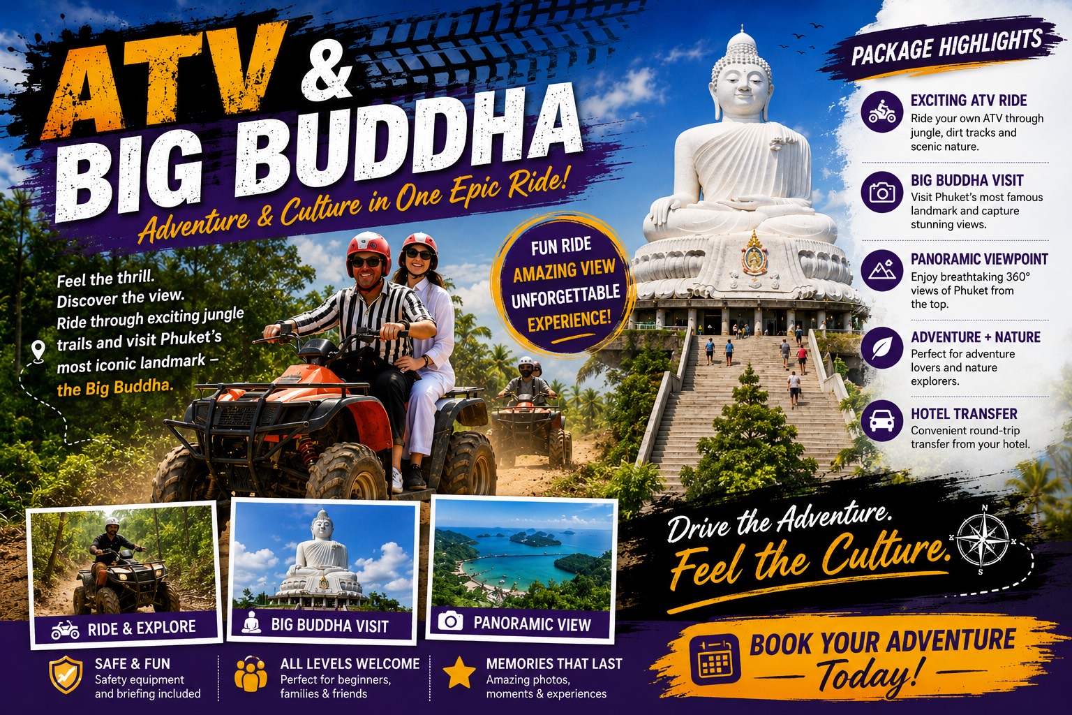 ATV Rides + Big Buddha