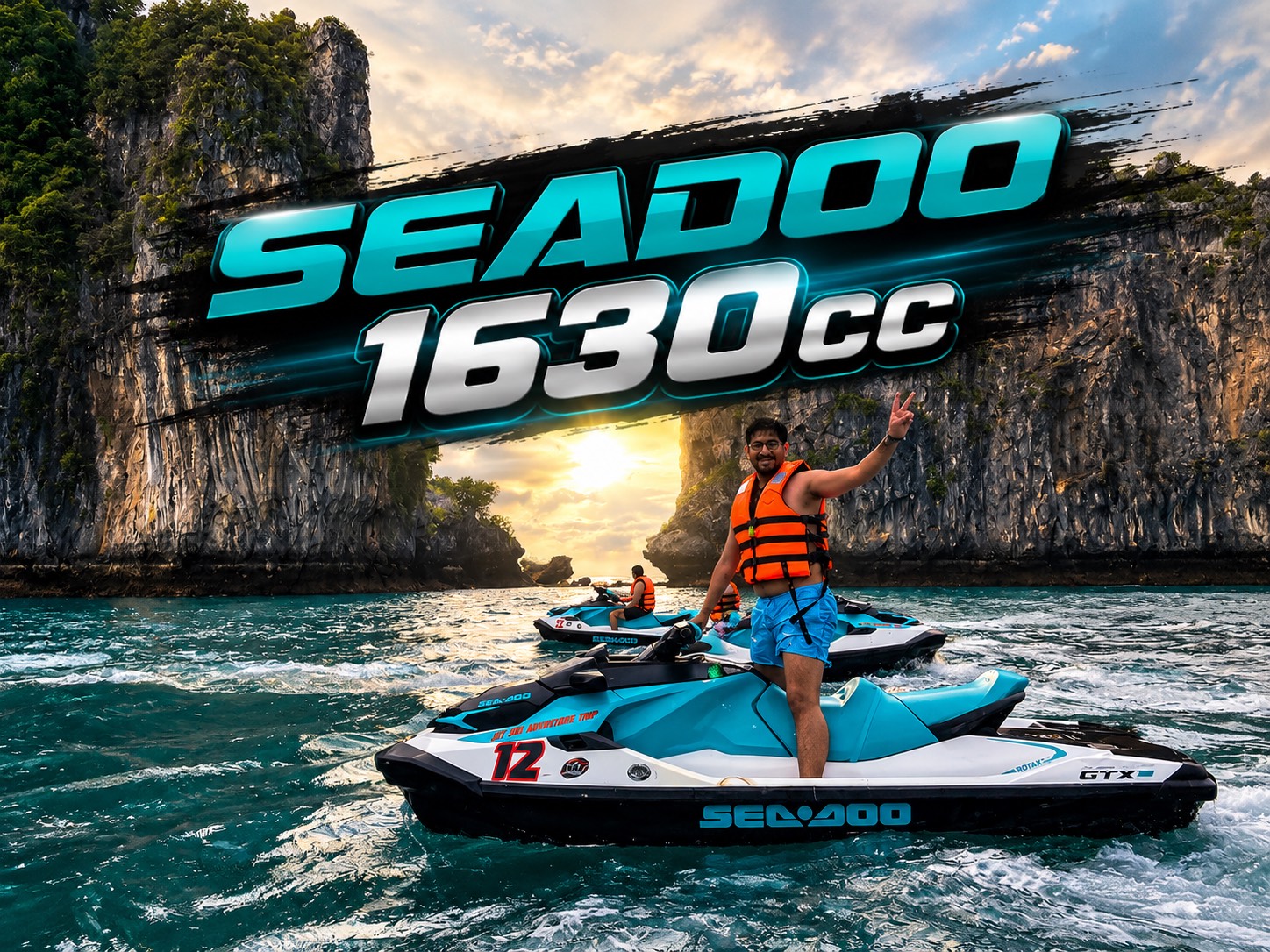 JET SKI TOUR 4 HOURS 6 ISLANDS 