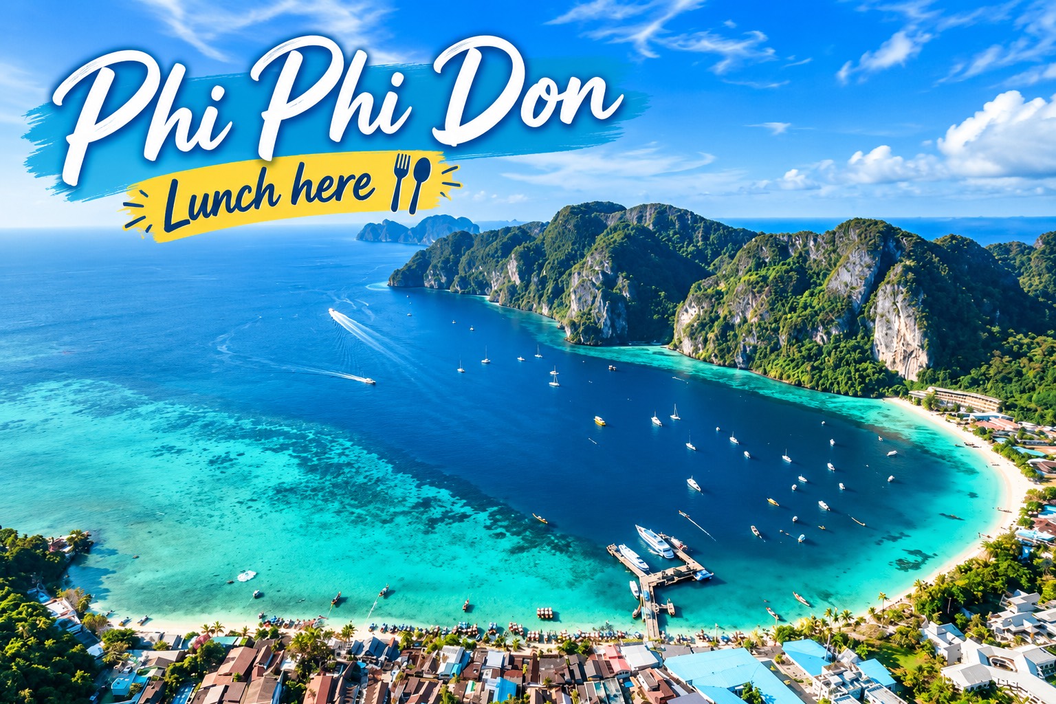 Phi Phi + Maya Bay + Khai Islands by Speedboat STANDARD TOUR