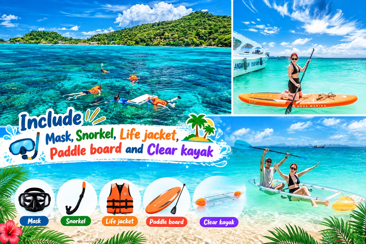 Phi Phi + Maya bay + Khai Islands By Speedboat PREMIUM SERVICE