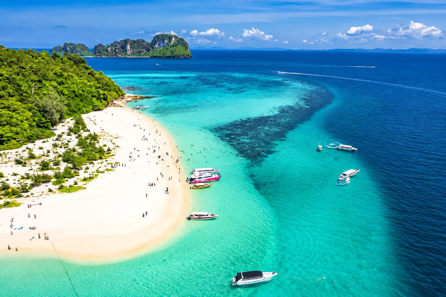 Phi Phi + Maya bay + Bamboo Island by Speed Catamaran