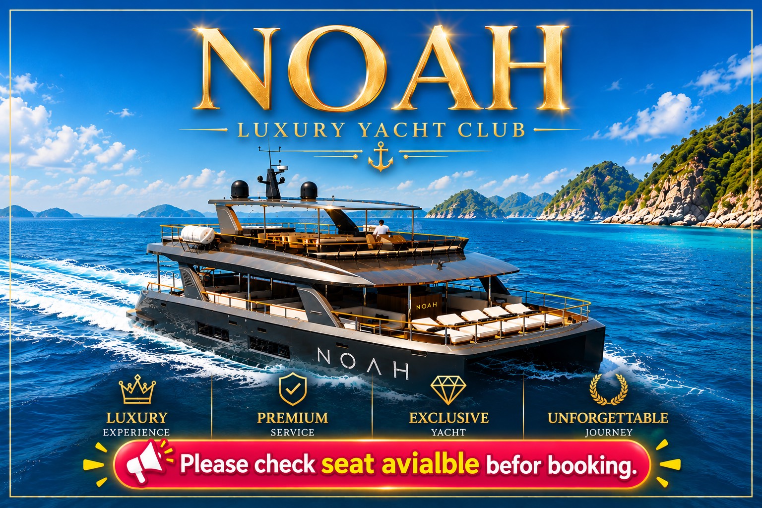 Phi Phi & Maiton island by NOAH Luxury yacht