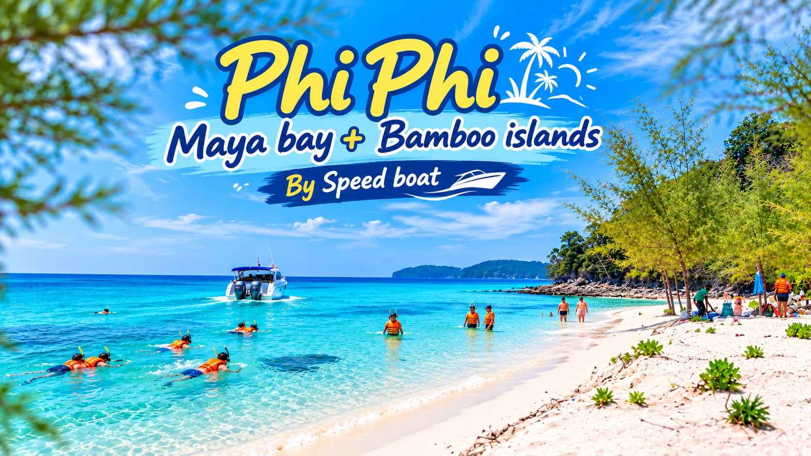 Phi Phi + Maya Bay + Bamboo Islands by Speedboat