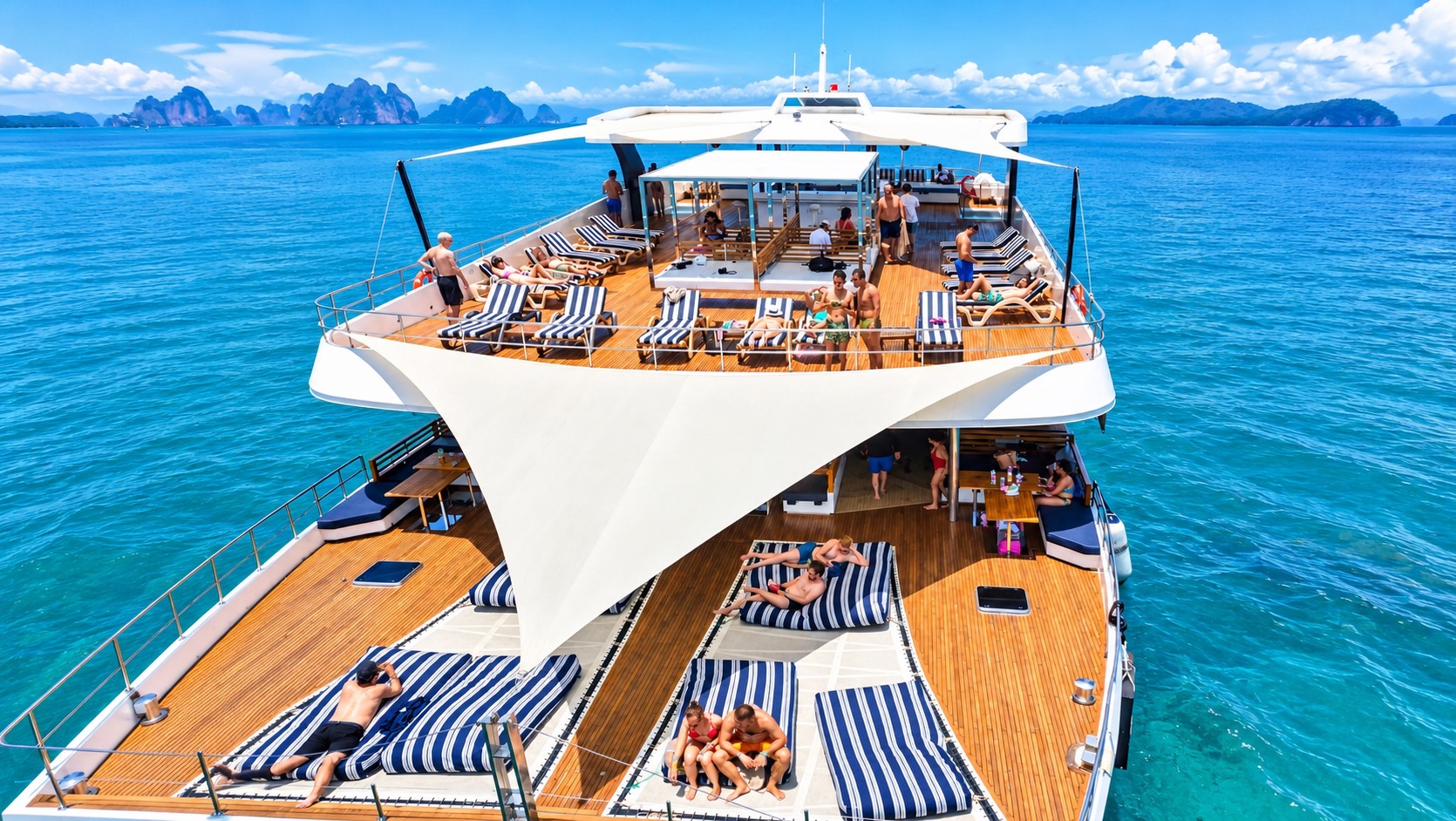 ๋Jamesbond island Luxury catamaran by SEANERY