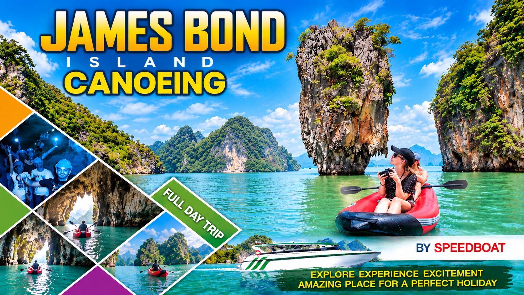 Jamesbond Island by Speedboat STANDARD TOUR