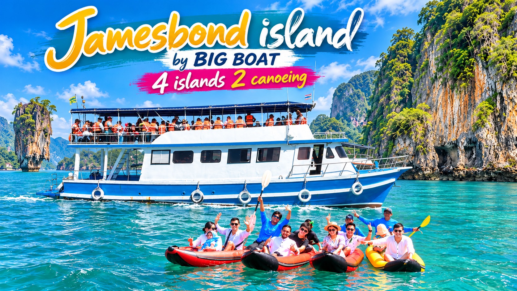 Jamesbond islands by Big boat STANDARD TOUR