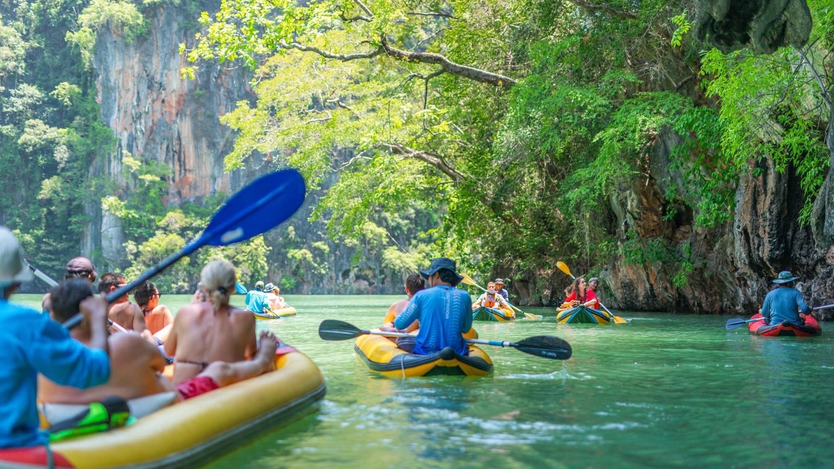 James Bond + Khai Islands Canoeing and Snorkeling by Speed boat