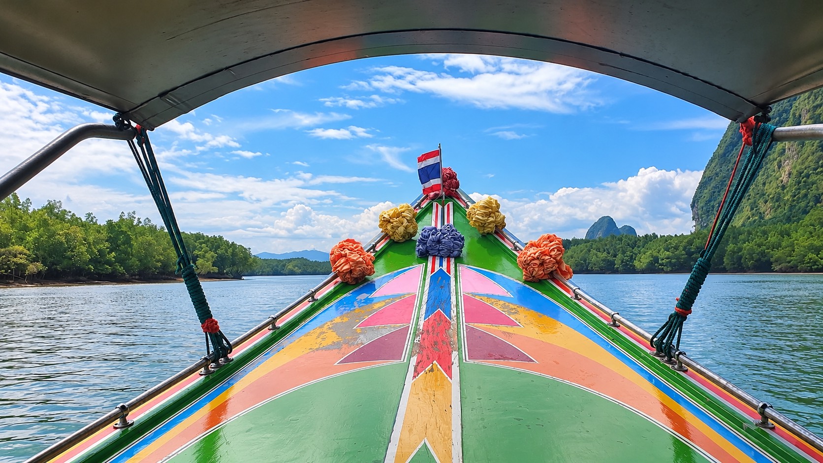 Jamesbond Island by Longtail boat